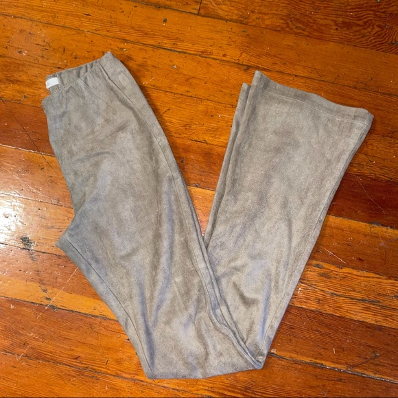 Honey Belle Suede Tan Flare Bell Bottoms - Picture 4 of 7